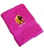 Afghan Hound Personalised Dog Towels Standard Range - Face Cloth