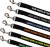 Embroidered Dog Leads Padded Webbing Range Small Dogs - Black