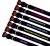 Embroidered Dog Collars Padded Webbing - Medium Large Dogs - All Colours