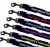 Embroidered Dog Leads Fleece Lined - Royal Blue Stars