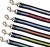 Embroidered Dog Leads Padded Webbing Range Small Dogs - Navy Sky Navy