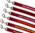 Embroidered Dog Leads Padded Webbing Range Small Dogs - Red