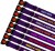 Embroidered Dog Collars | Lightweight Range | Purple