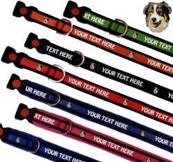 Australian Shepherd Personalised Dog Collars