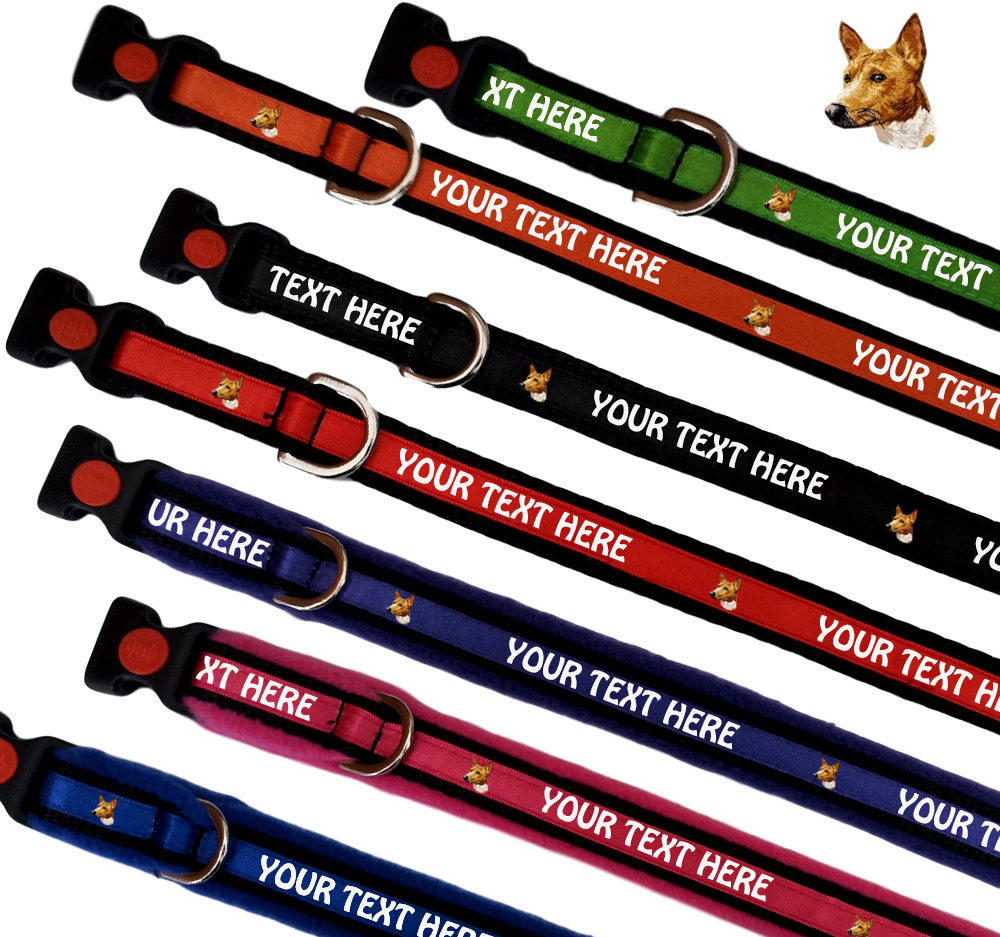 Basenji Personalised Dog Collars