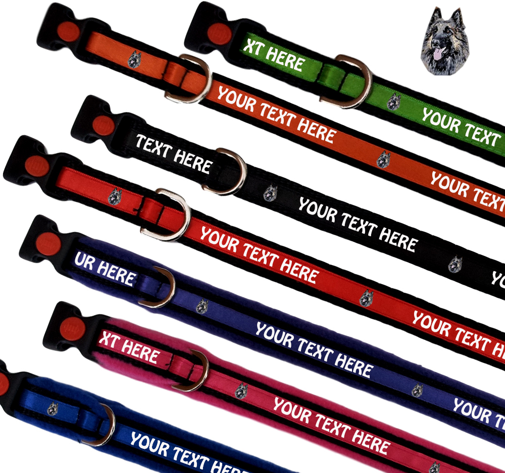 Belgian Shepherd Dog Personalised Dog Collars