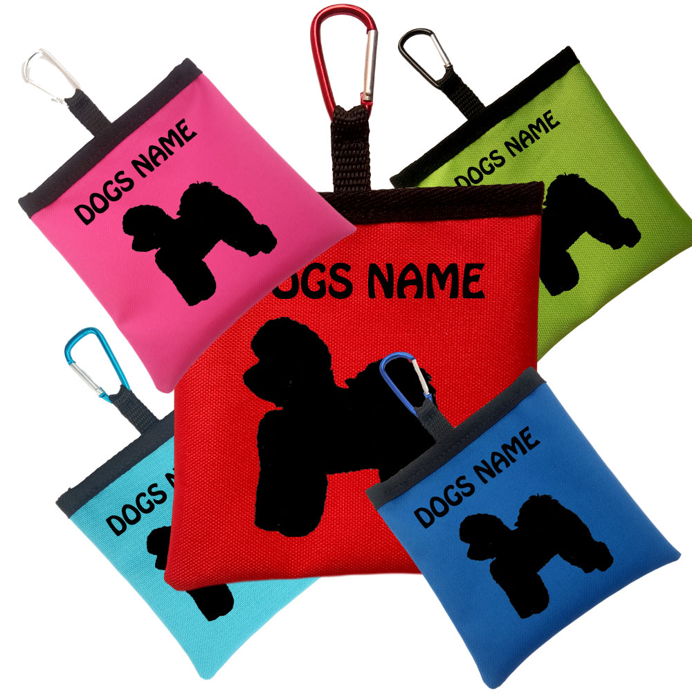 Bichon Frise Personalised Dog Training Treat Bags