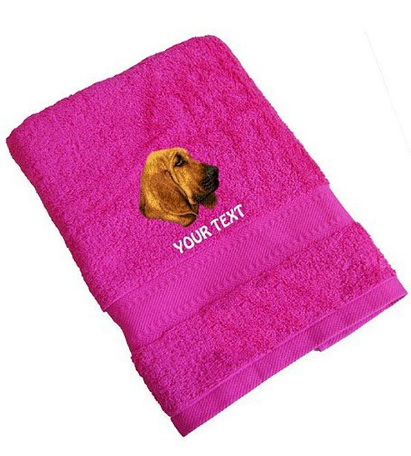 Bloodhound Personalised Dog Towels
