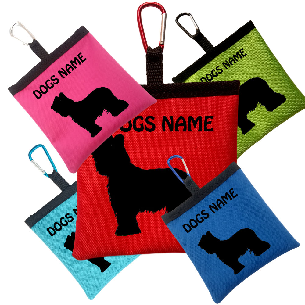 Briard Personalised Pooh Bag Holders