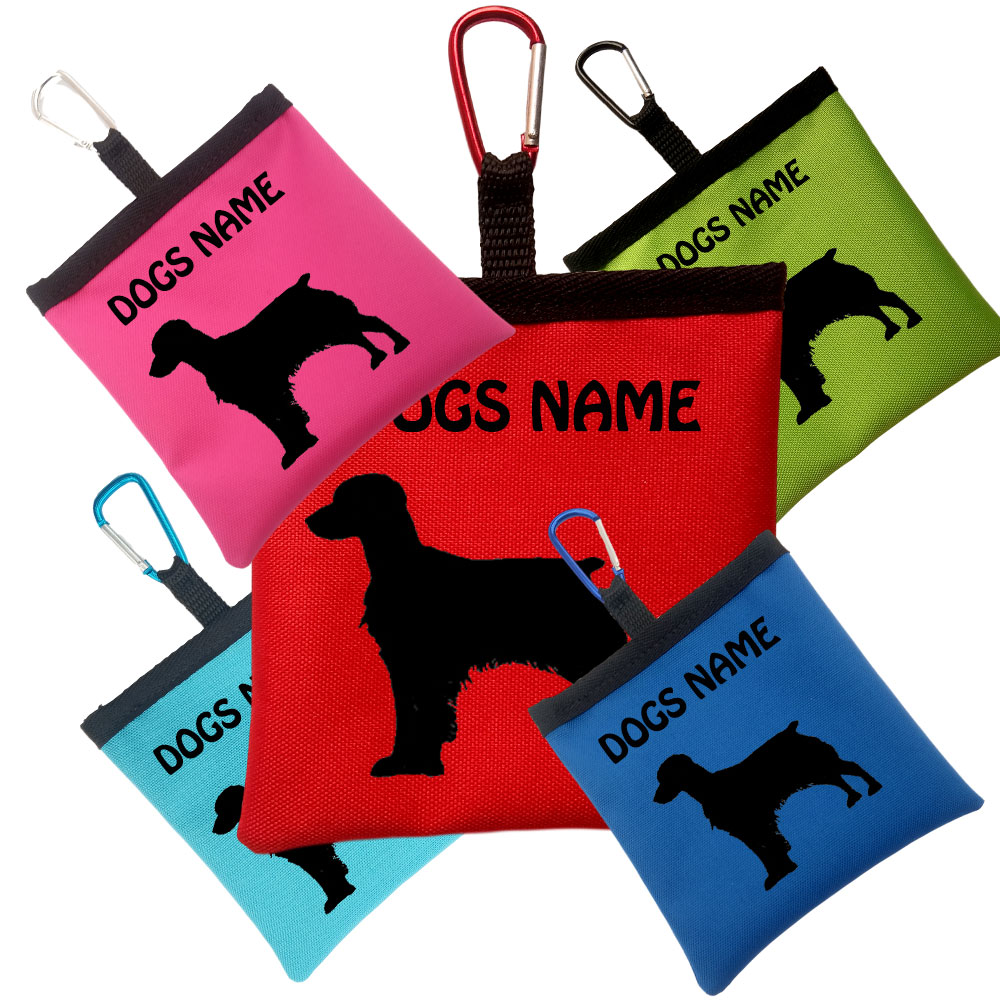 Brittany Spaniel Personalised Pooh Bag Holders