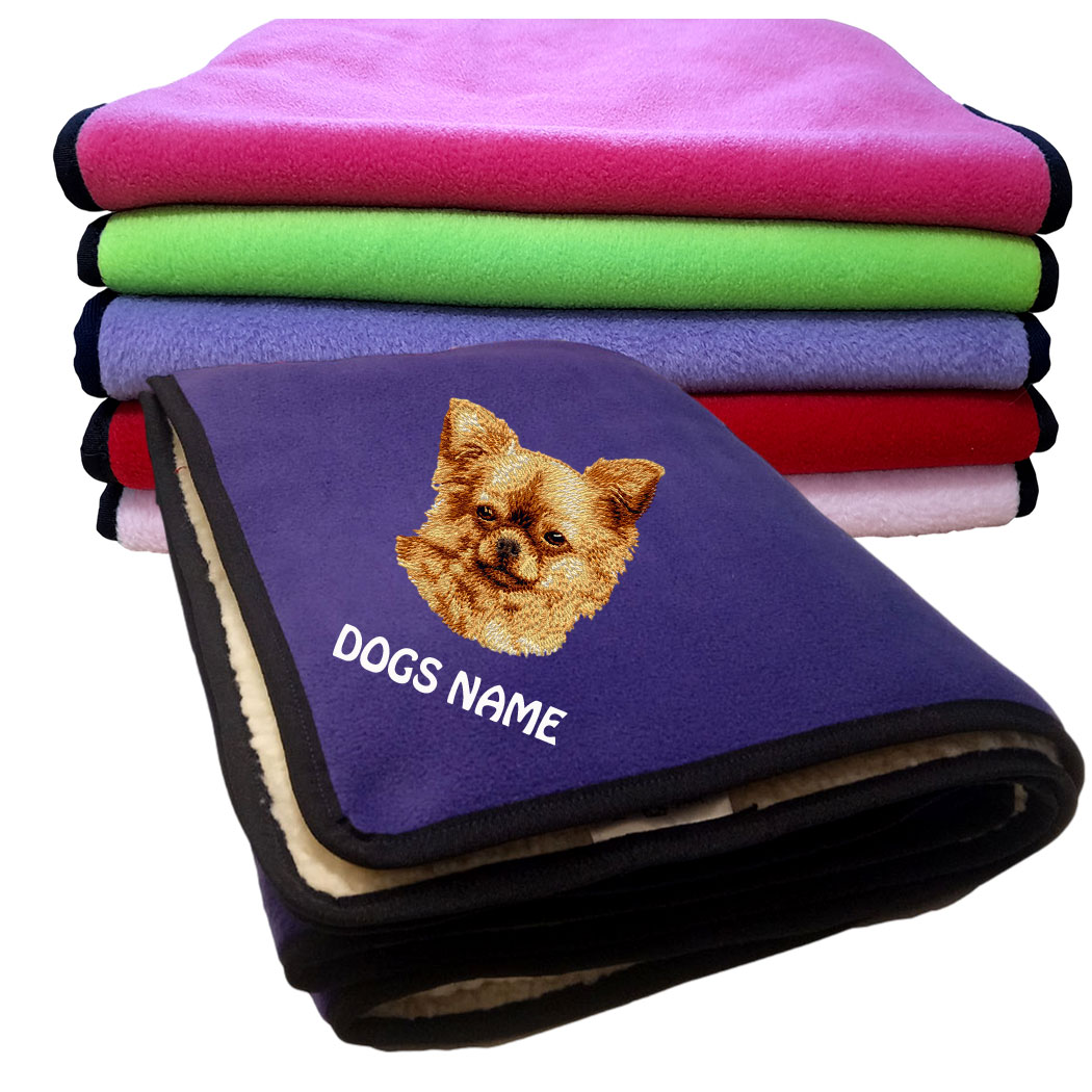 Chihuahua Personalised Fleece Dog Blankets