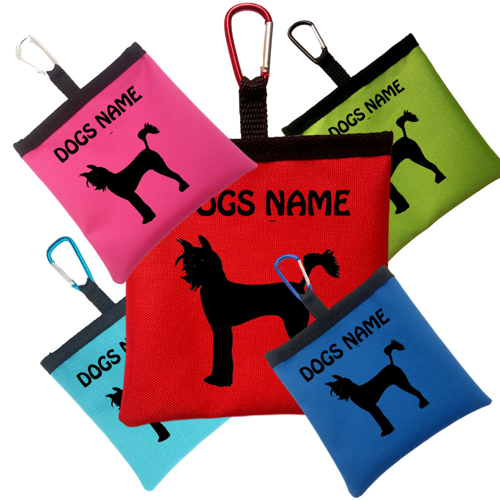 Chinese Crested Dog Personalised Dog Training Treat Bags