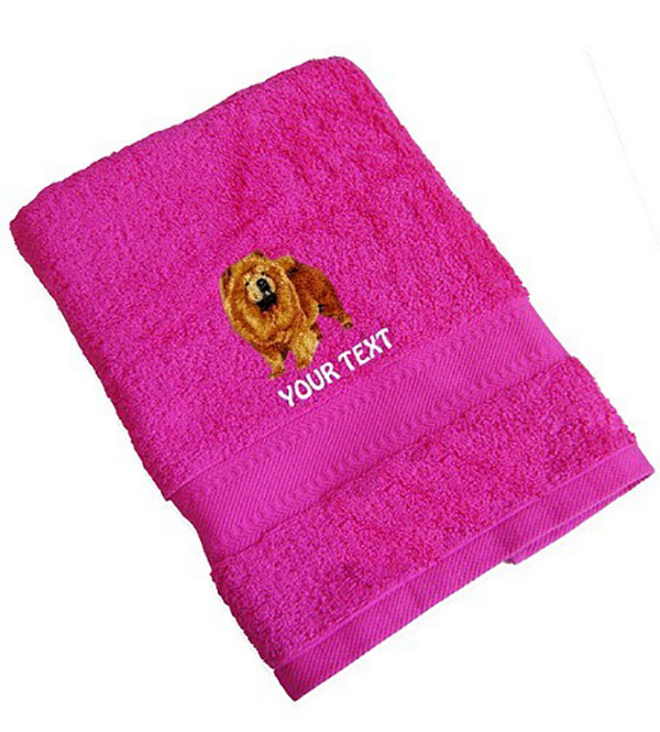 Chow Chow Personalised Dog Towels