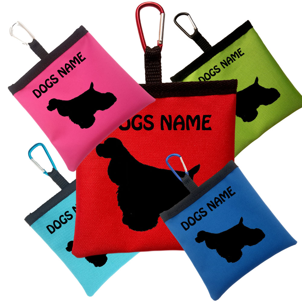 Cocker Spaniel Personalised Dog Training Treat Bags