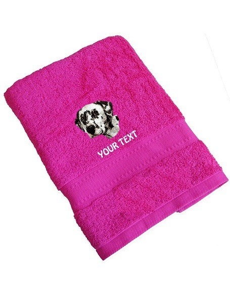 Dalmatian Personalised Dog Towels