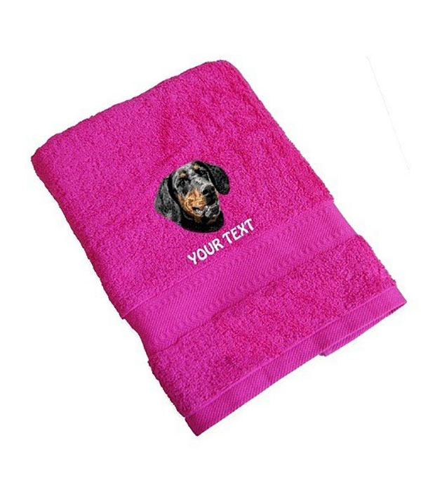 Doberman Personalised Dog Towels