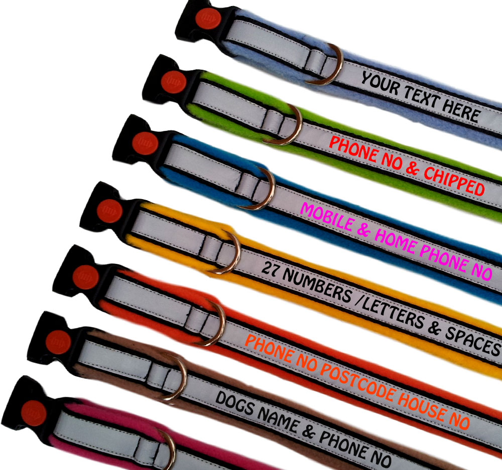 Embroidered Dog Collars Stunning Ranges Quick Delivery