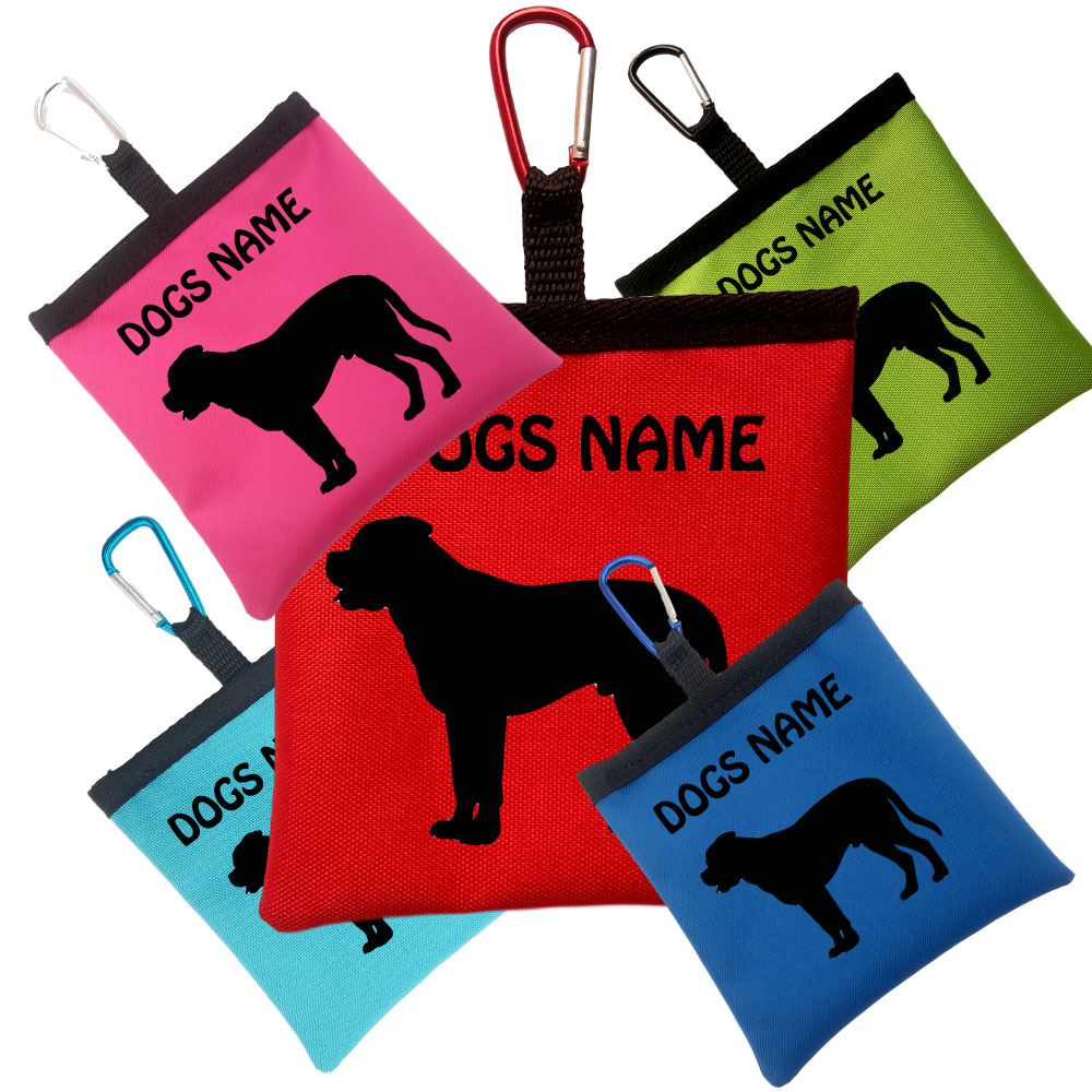 English Mastiff Personalised Pooh Bag Holders