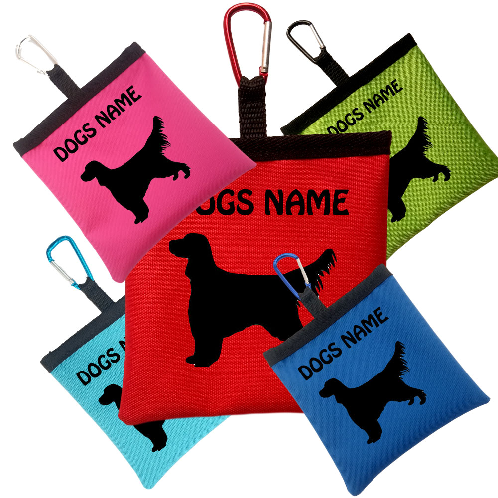 Gordon Setter Personalised Dog Training Treat Bags