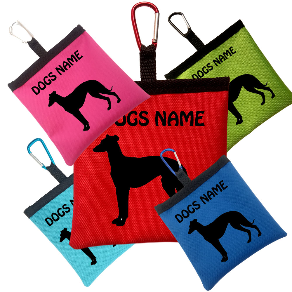 Greyhound Personalised Dog Training Treat Bags