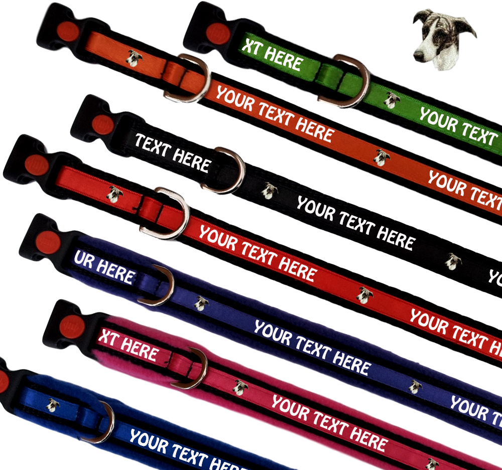 Greyhound Personalised Dog Collars