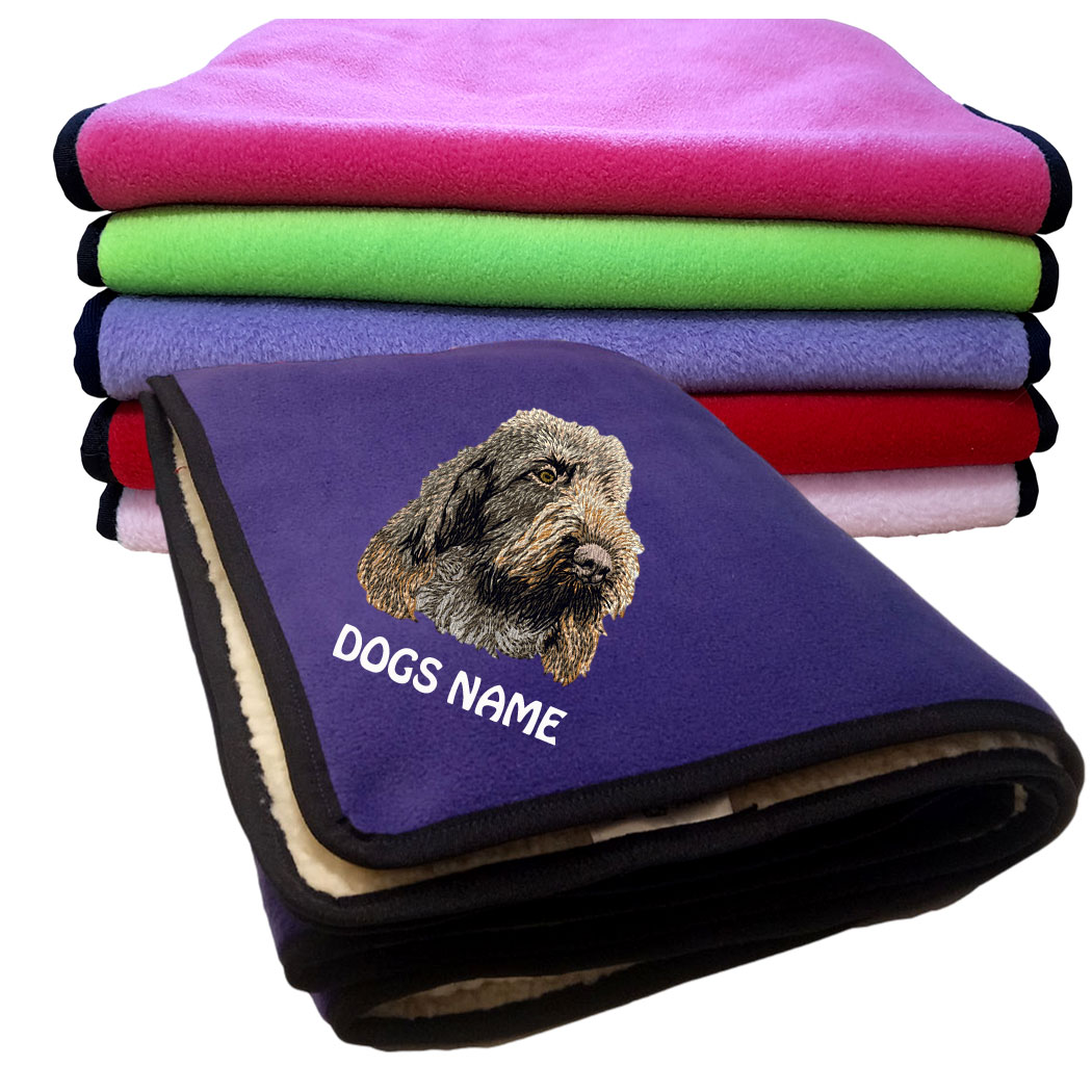 Italian Spinone Personalised Fleece Dog Blankets