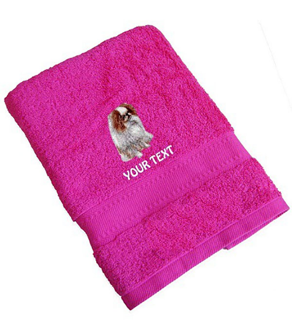Japanese Chin Personalised Dog Towels