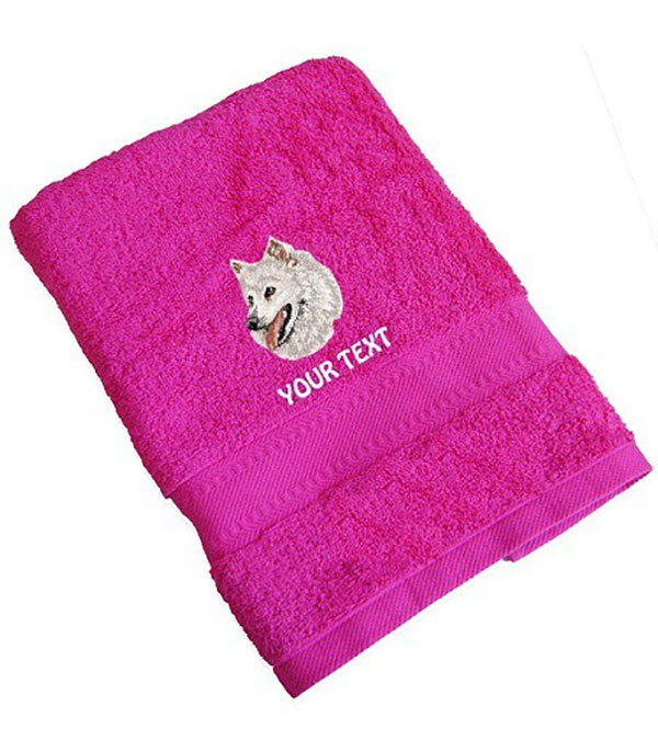 Japanese Spitz Personalised Dog Towels