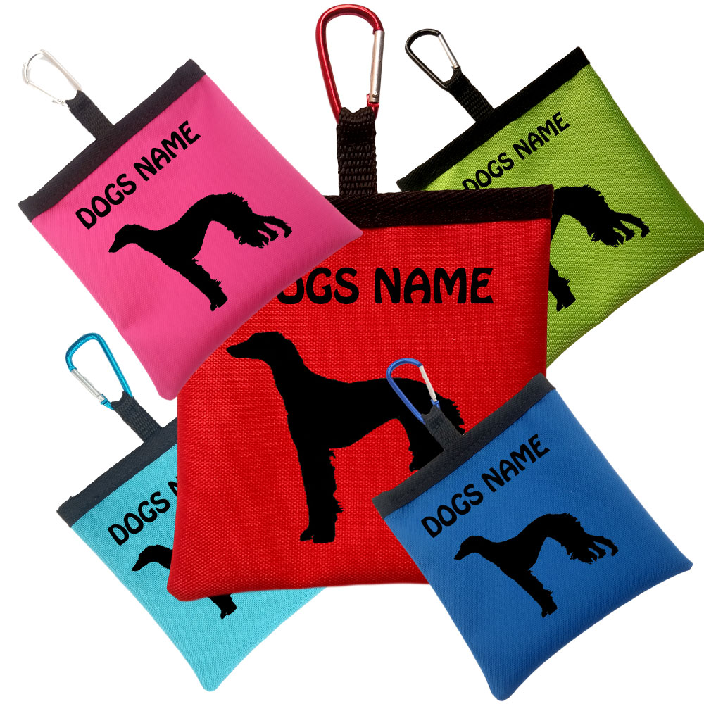 Saluki Personalised Dog Training Treat Bags