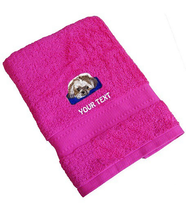 Shih Tzu Personalised Dog Towels