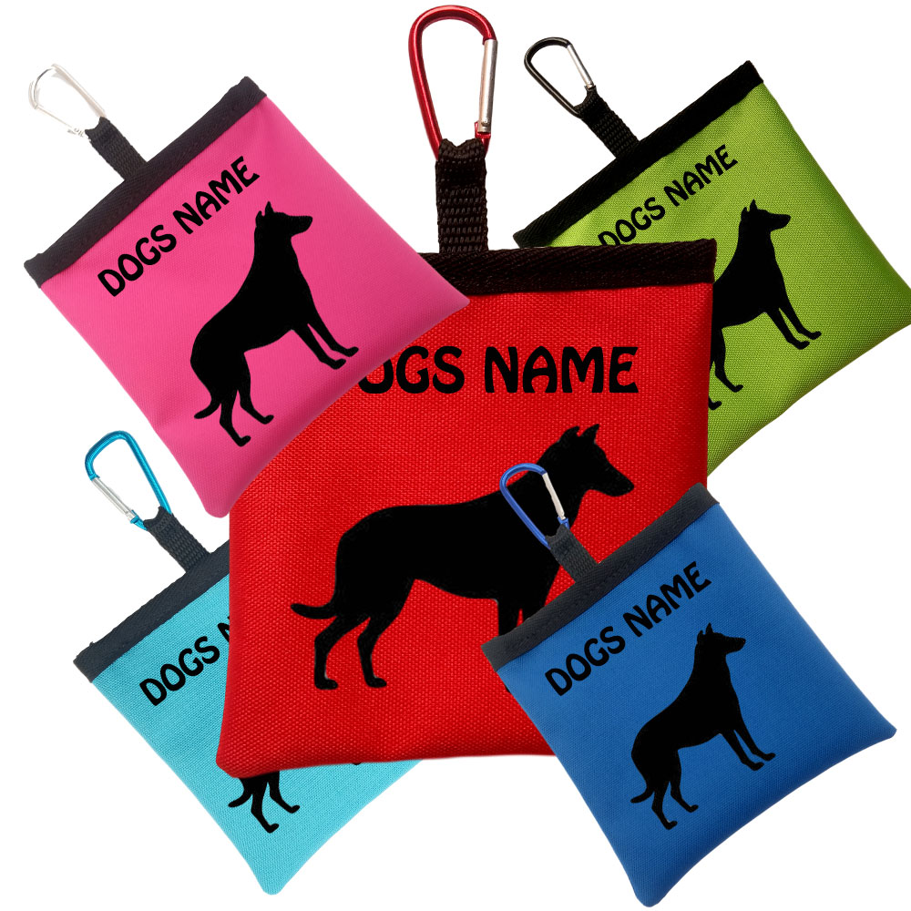 Smooth Collie Personalised Dog Training Treat Bags