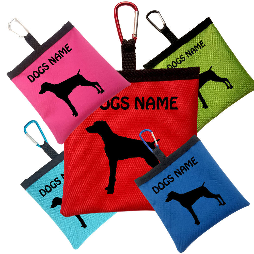 Weimaraner Personalised Dog Training Treat Bags