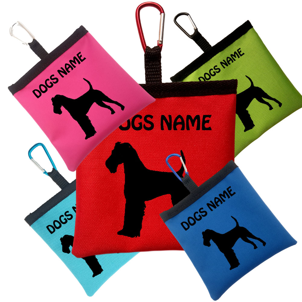 Welsh Terrier Personalised Dog Training Treat Bags