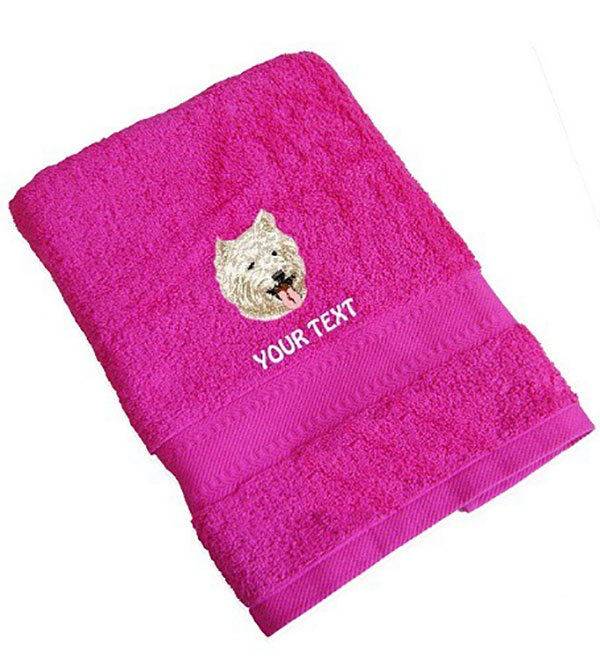 West Highland White Terrier Personalised Dog Towels