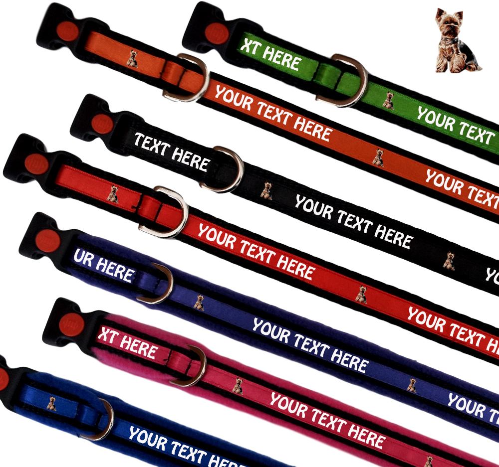 Yorkshire Terrier Personalised Dog Collars