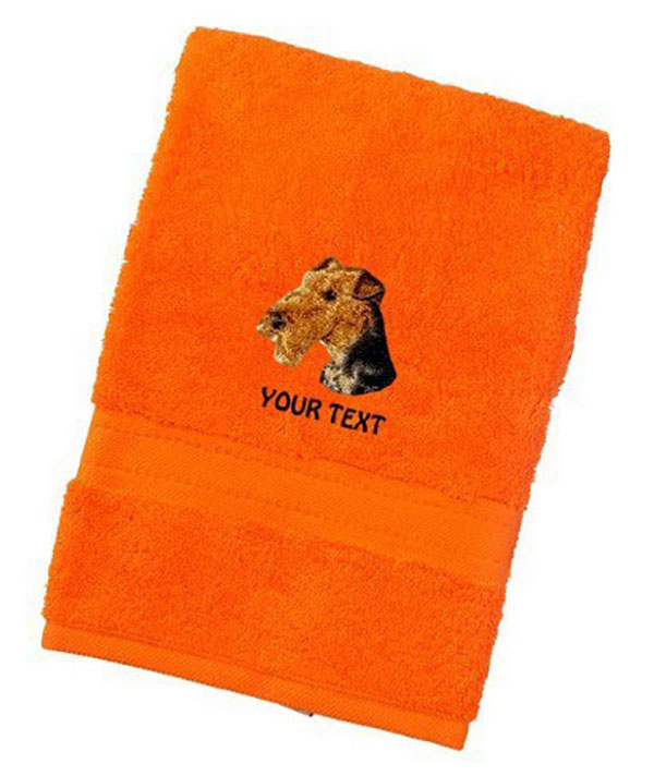 Airedale Terrier Dog Towels Luxury Range - Hand Towel