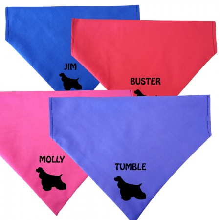 cocker spaniel bandanas