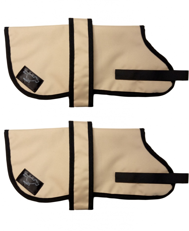 Airedale Terrier Personalised Waterproof Dog Coats | Beige