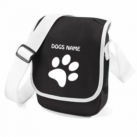 paw print drawstring bag