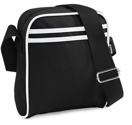 Black Retro Mini Reporter Bag - Clearance Stock