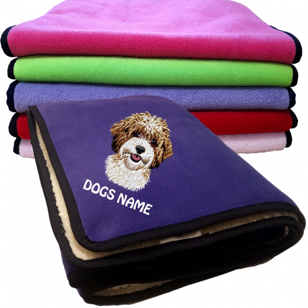 Cavachon Personalised Dog Blankets  -  Design DN858