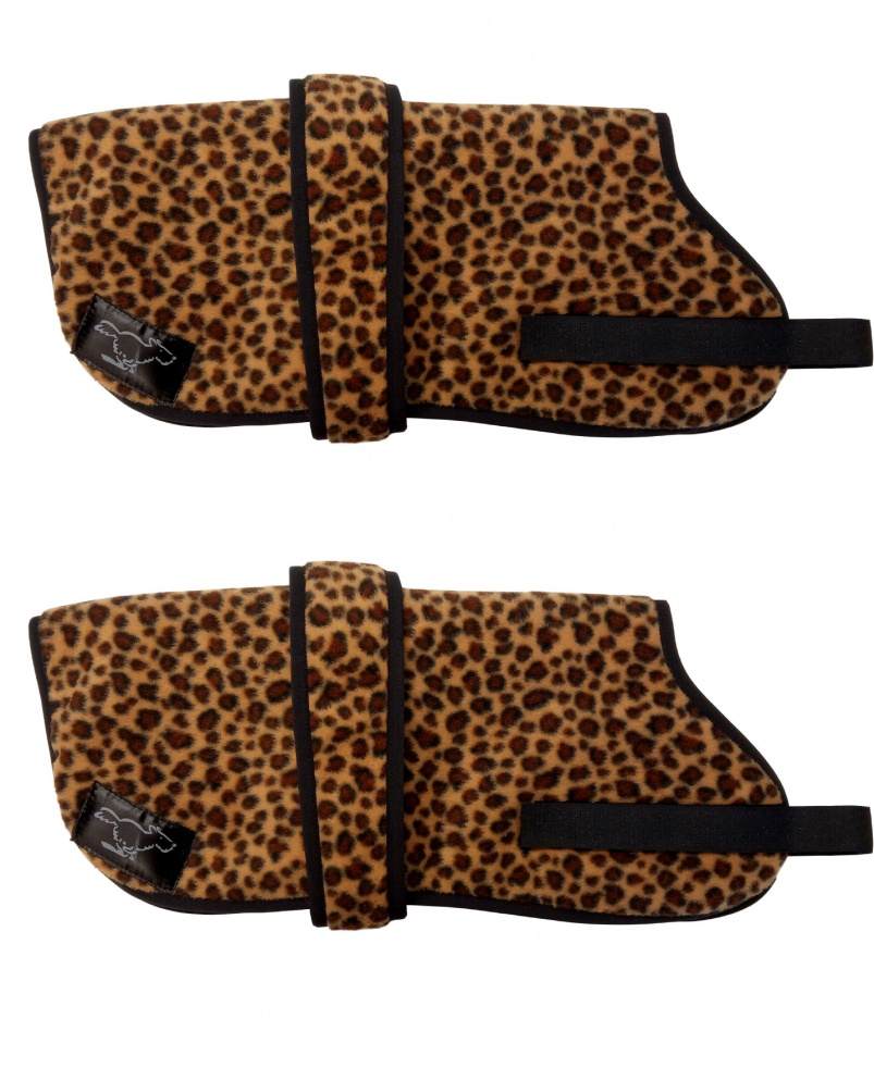 Personalised Fleece Dog Coats - Cheetah