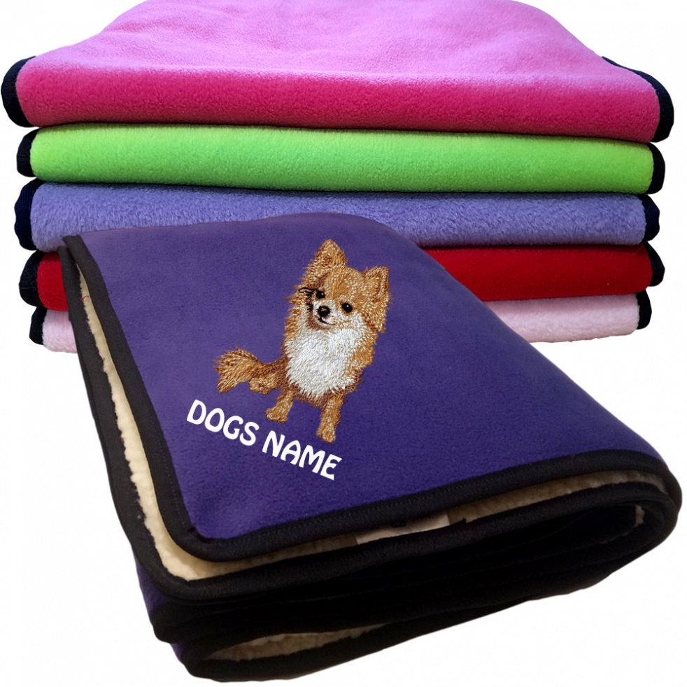 Chihuahua Personalised Dog Blankets  -  Design DV205