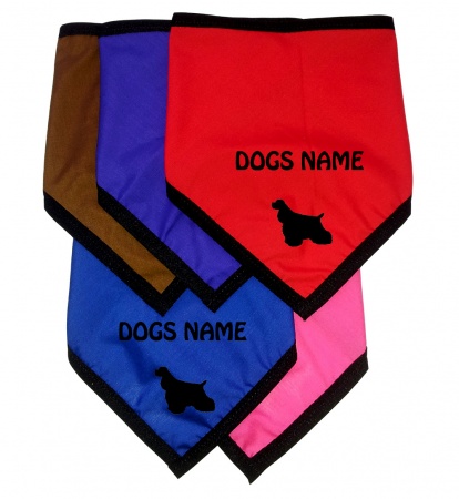 cocker spaniel bandanas