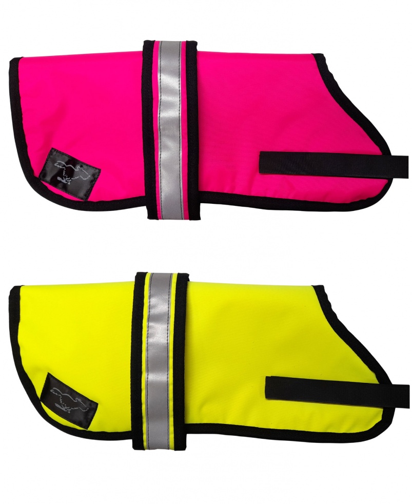 Berger Des Pyrenees Personalised Waterproof Dog Coats | High Visibility |  Fleece Lining
