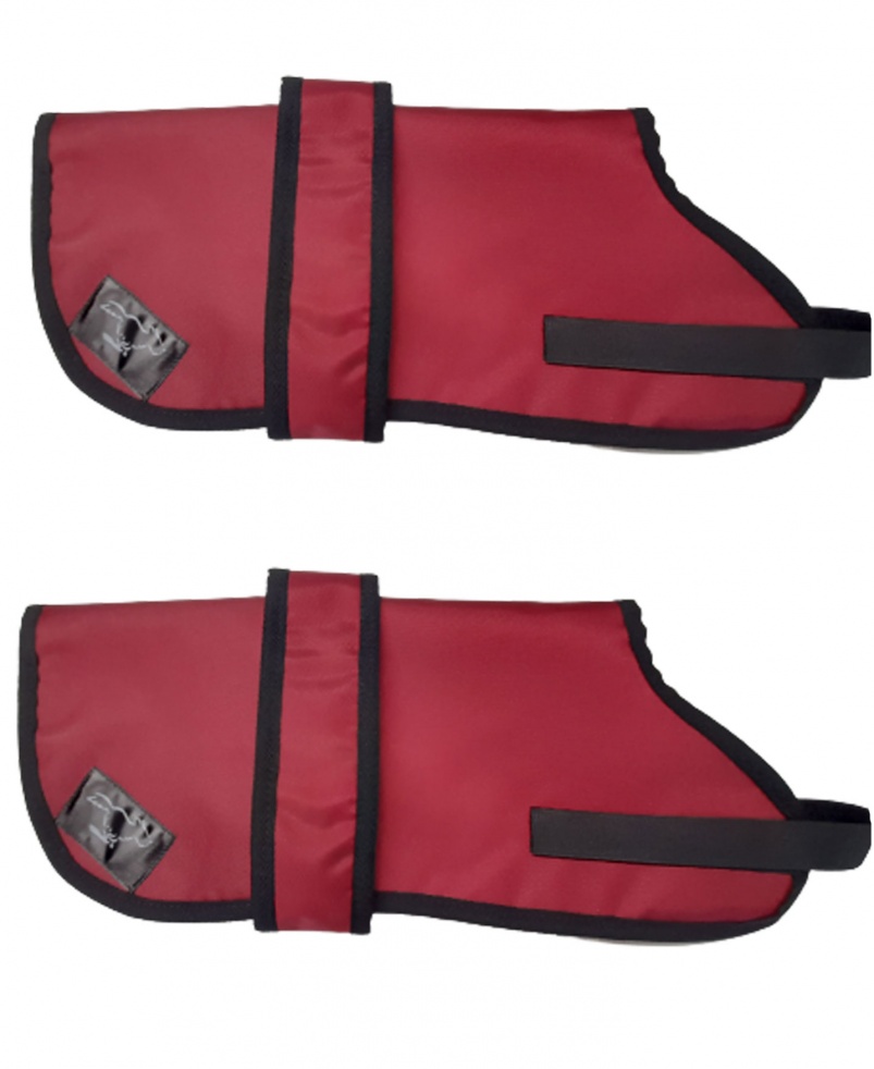 Personalised Waterproof Dog Coats | Maroon