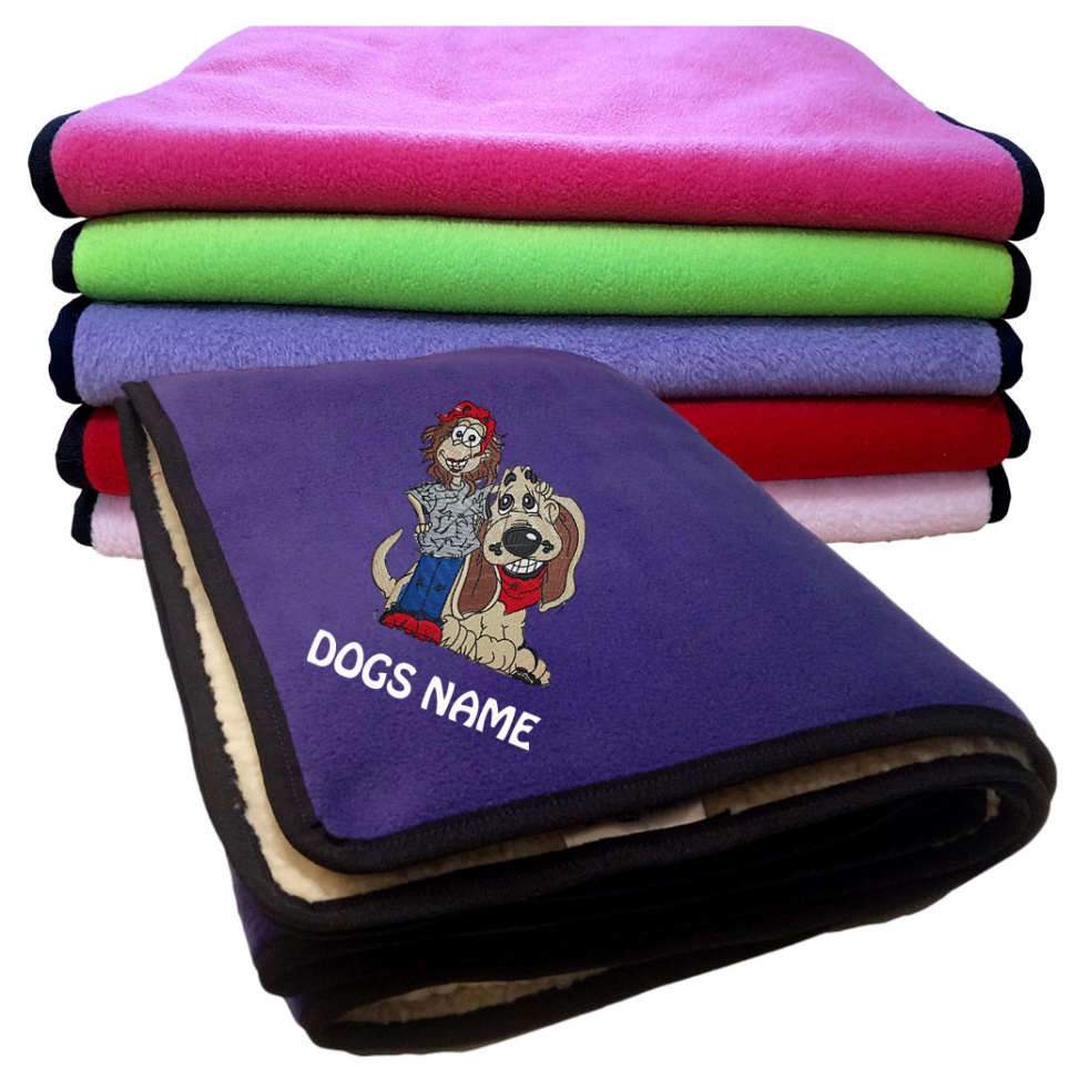 Personalised Dog Blankets  - Groovy No Outfit Is Complete Without Doghair