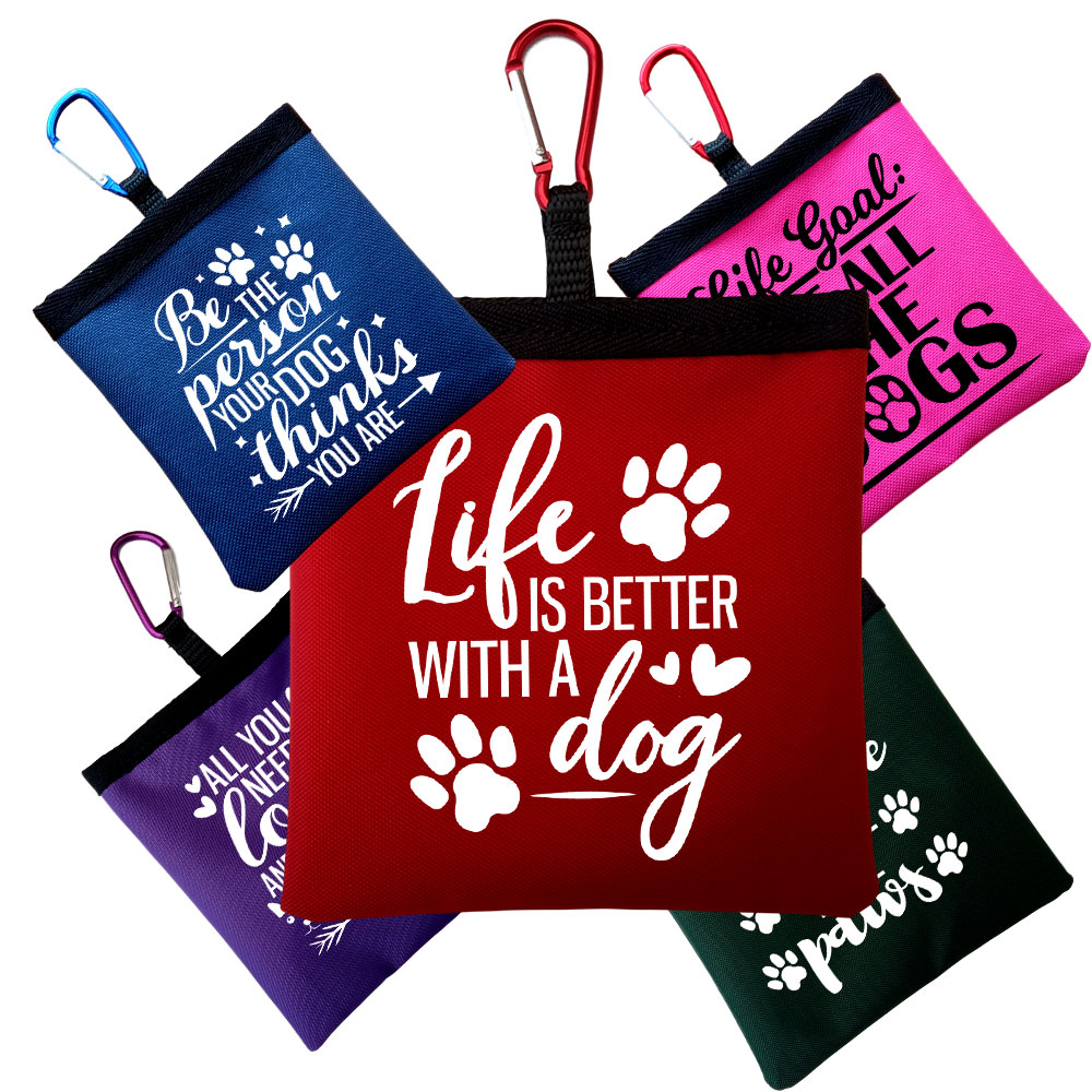 Treat Bag Pouch Dispensers For Dog Training Walks - Funny Dog Quotes