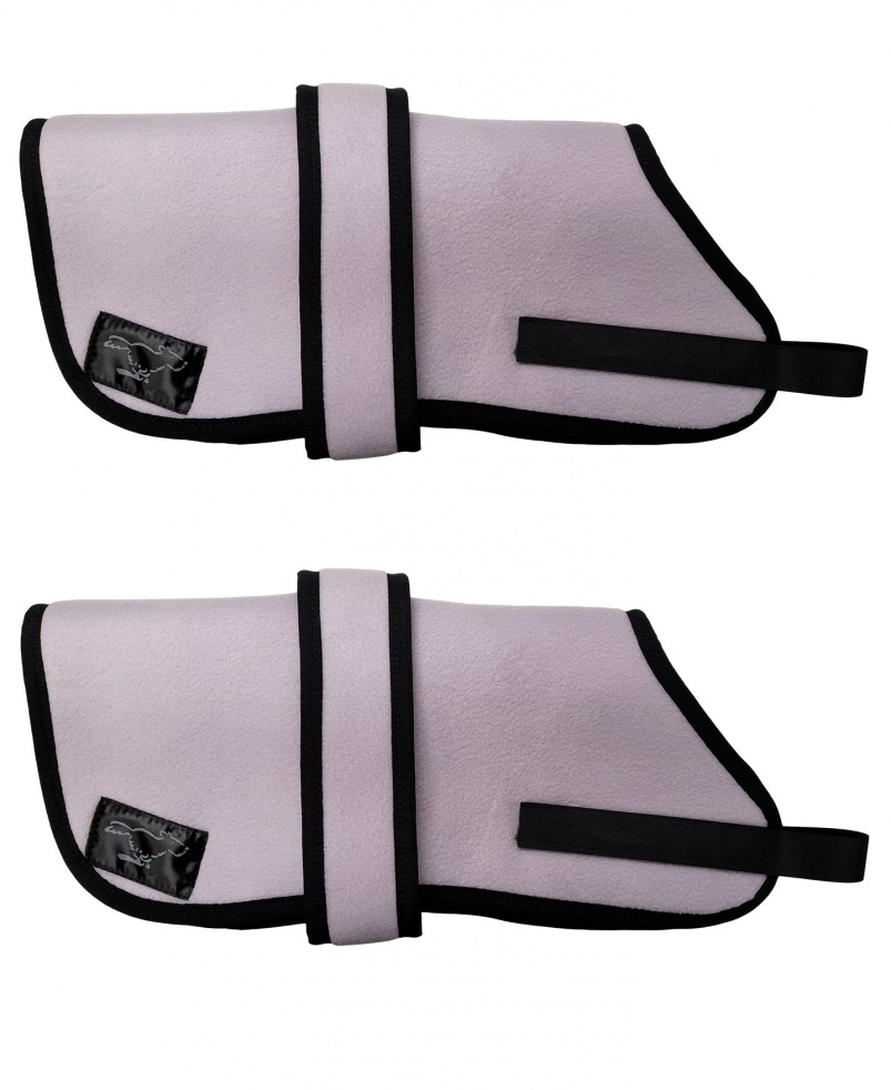 Personalised Fleece Dog Coats - Lilac