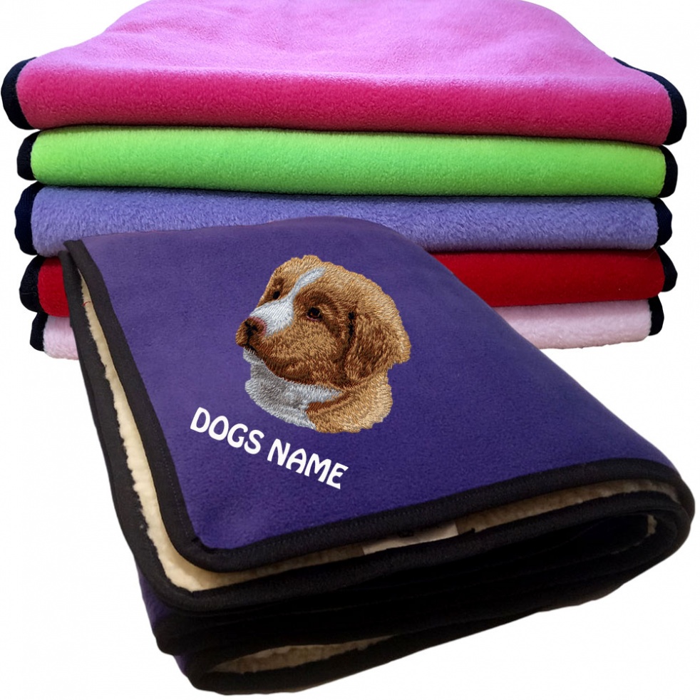 Nova Scotia Duck Tolling Retriever Personalised Dog Blankets  -  Design D114